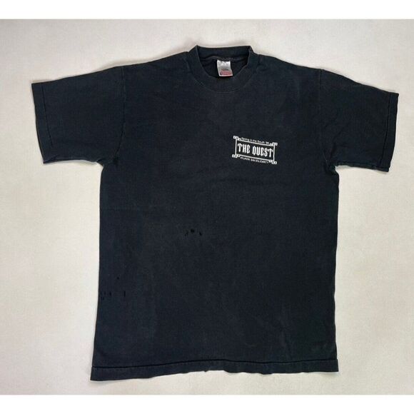 VINTAGE The Quest Atlanta Solidarity 1996 T-shirt Men Medium 90 Single Stitch - Picture 1 of 10